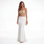 Aurelia | Vestido Imperio Dorado