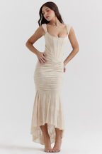 Vestido Largo · Azul Claro
