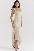 Vestido Largo · Azul Claro