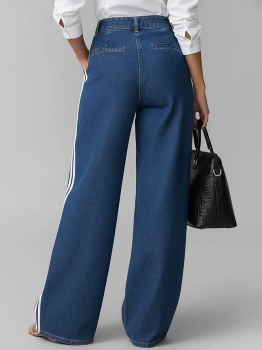 Avelina | Jeans Wide Leg con Franjas