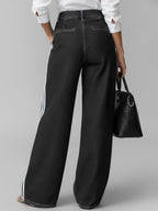 Avelina | Jeans Wide Leg con Franjas