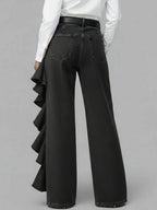 Siena | Jeans Wide Leg con Volante