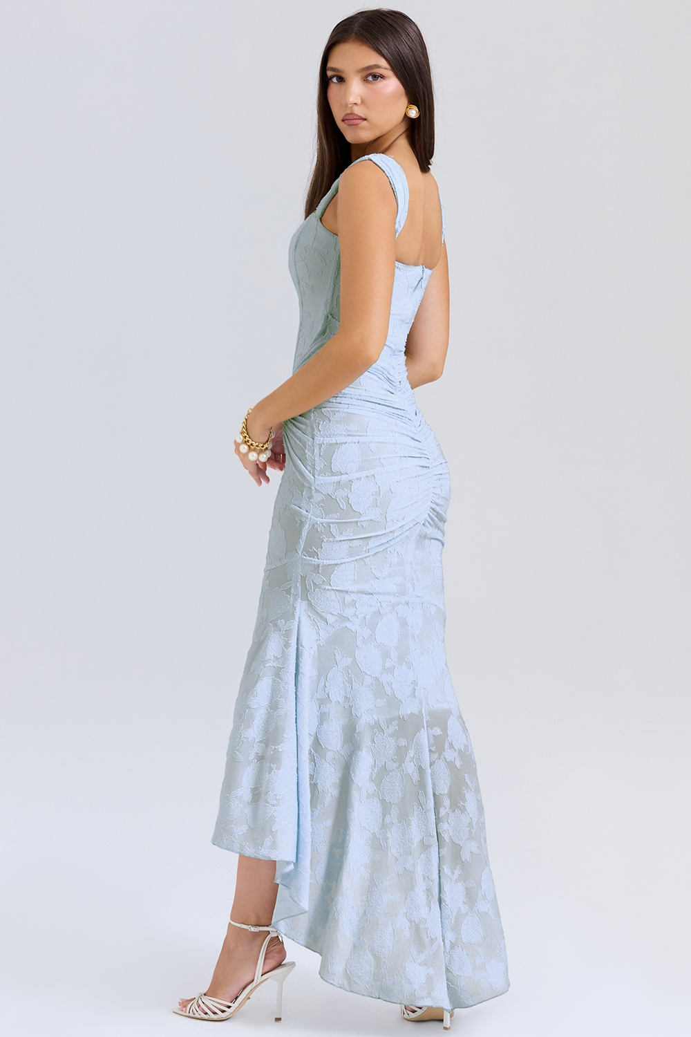 Vestido Largo · Azul Claro