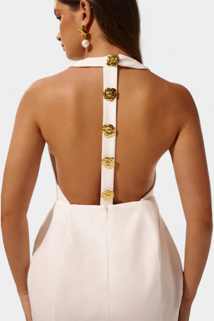 Yvonne | Vestido Mini Espalda Abierta