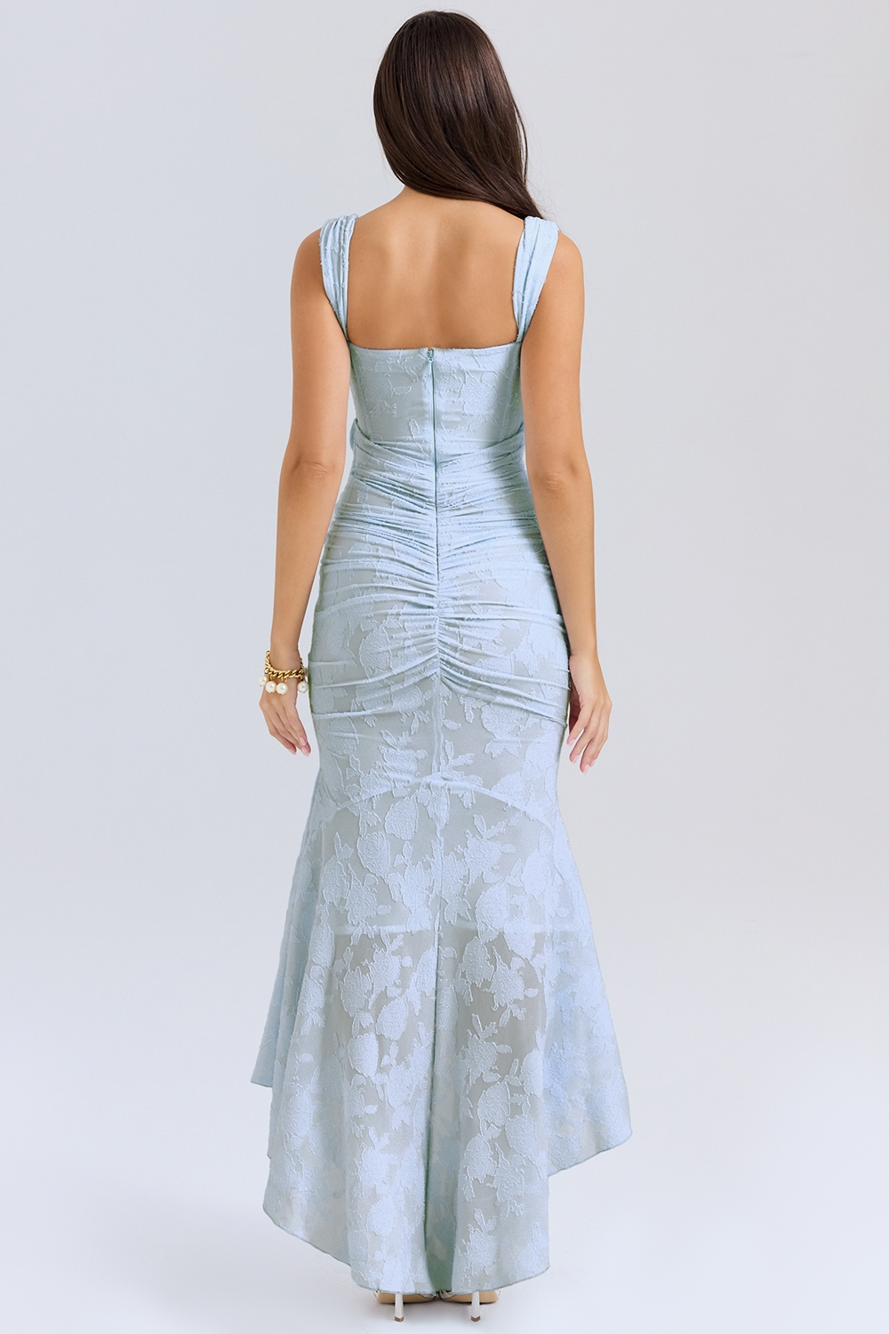 Vestido Largo · Azul Claro