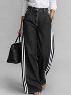 Avelina | Jeans Wide Leg con Franjas
