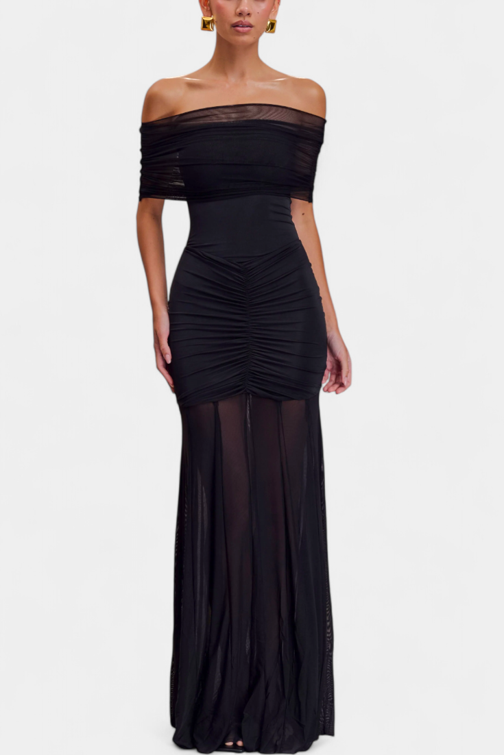 Alodia | Vestido Largo con Tul