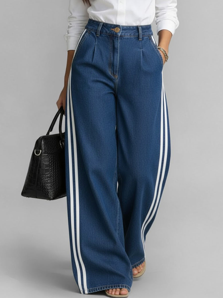 Avelina | Jeans Wide Leg con Franjas