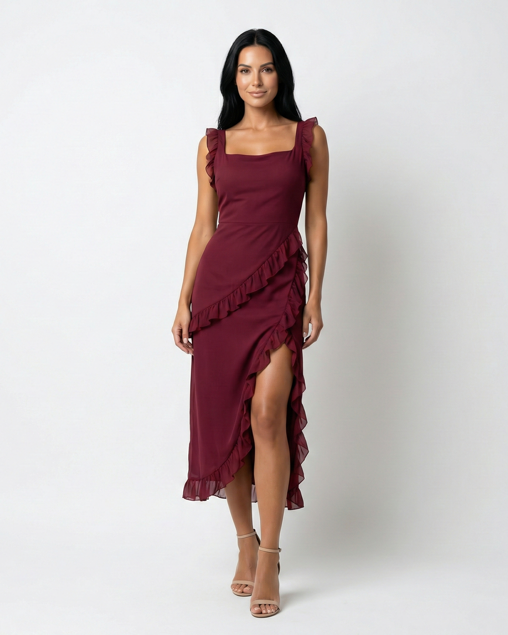 Vestido · Volantes