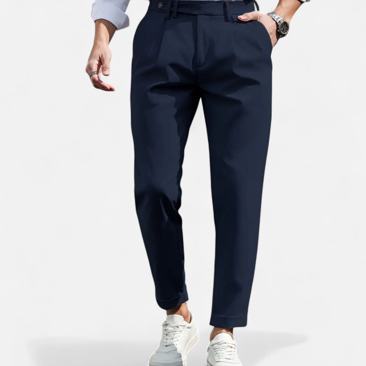 Pantalón · Rojo Plisado
