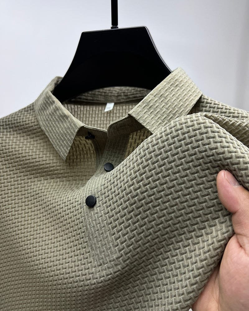 Polo · Rojo Texturizado