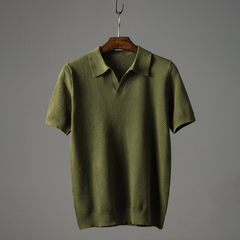 Polo · Rojo Texturizado
