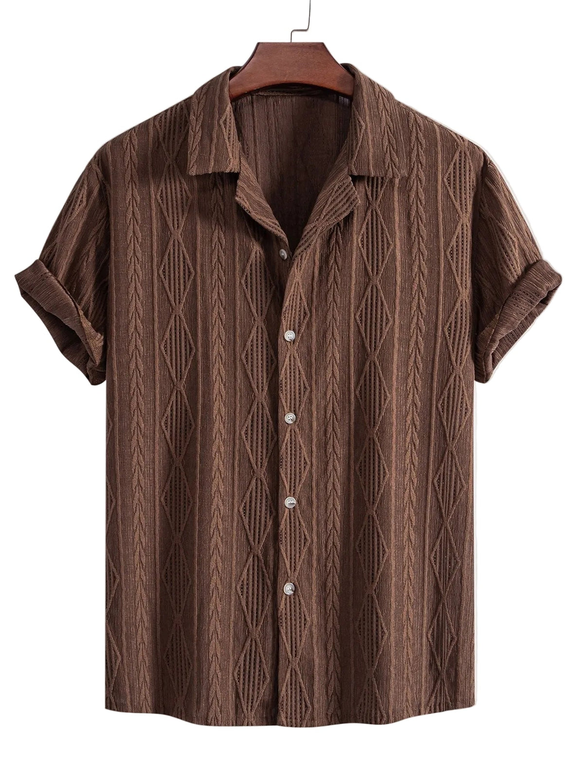 Camisa · Rojo Texturizado