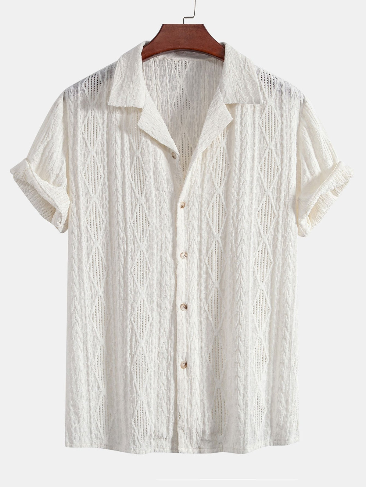 Camisa · Rojo Texturizado