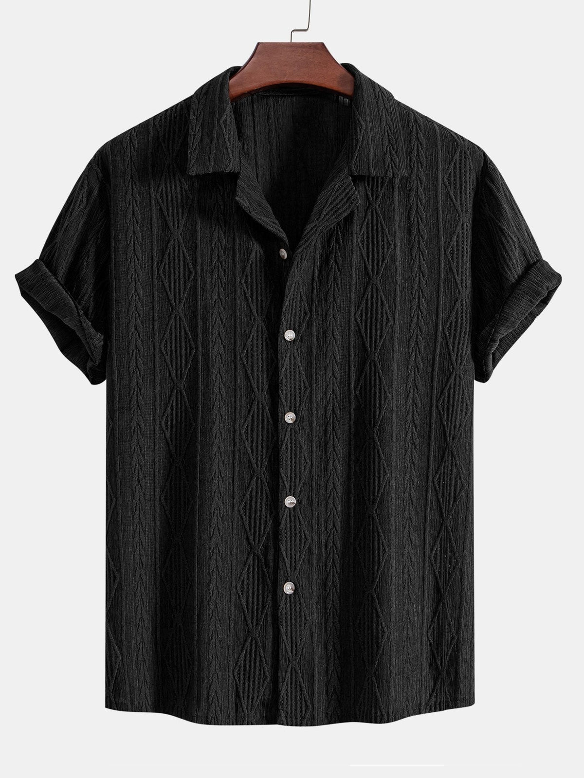 Camisa · Rojo Texturizado