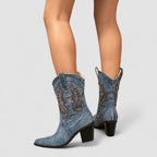 Callie | Botines western brodées