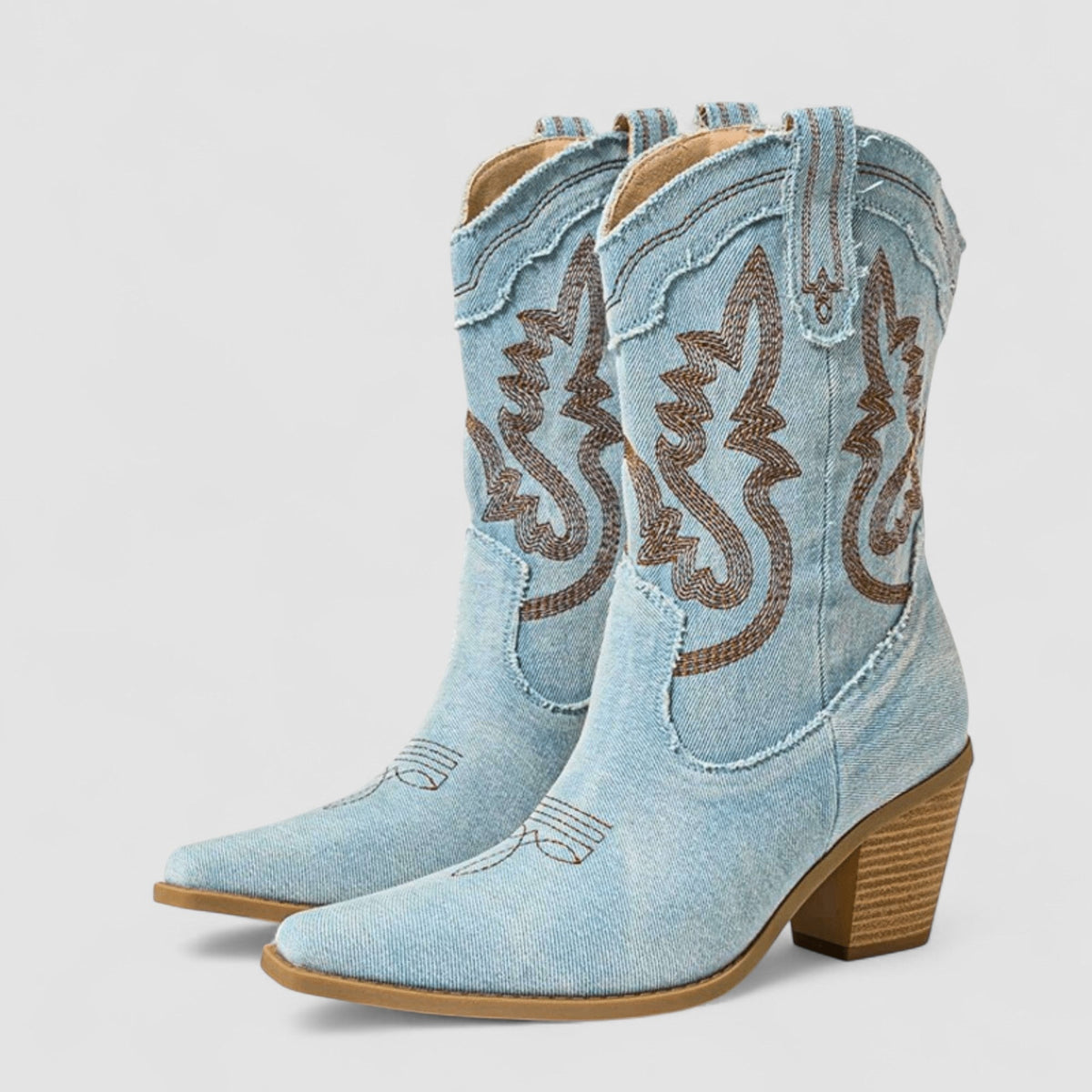 Callie | Botines western brodées