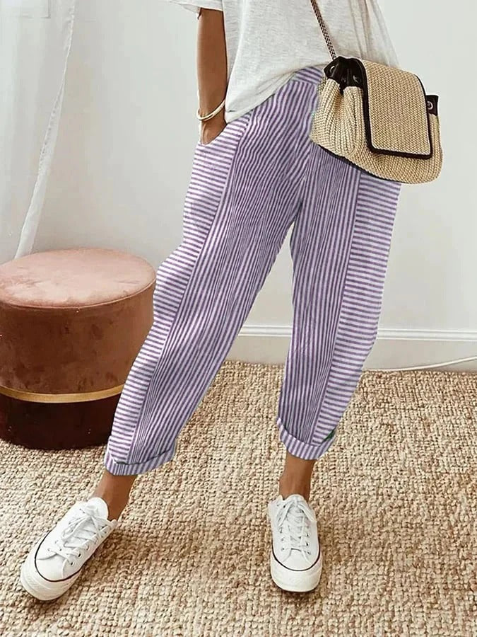 Pantalón · Rayas Pierna Ancha