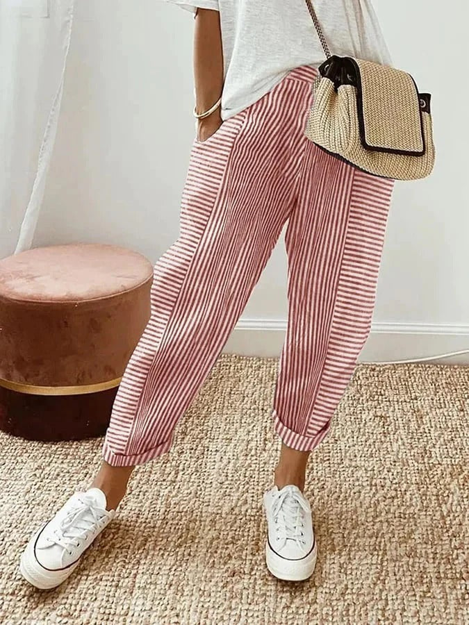 Pantalón · Rayas Pierna Ancha
