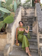 Vestido Largo · Verde