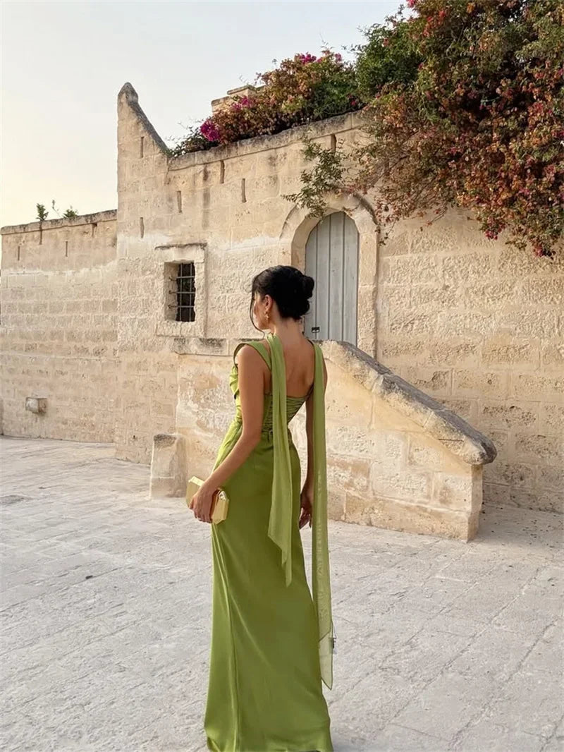 Vestido Largo · Verde