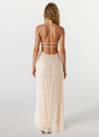 Vestido Largo · Cuello Halter