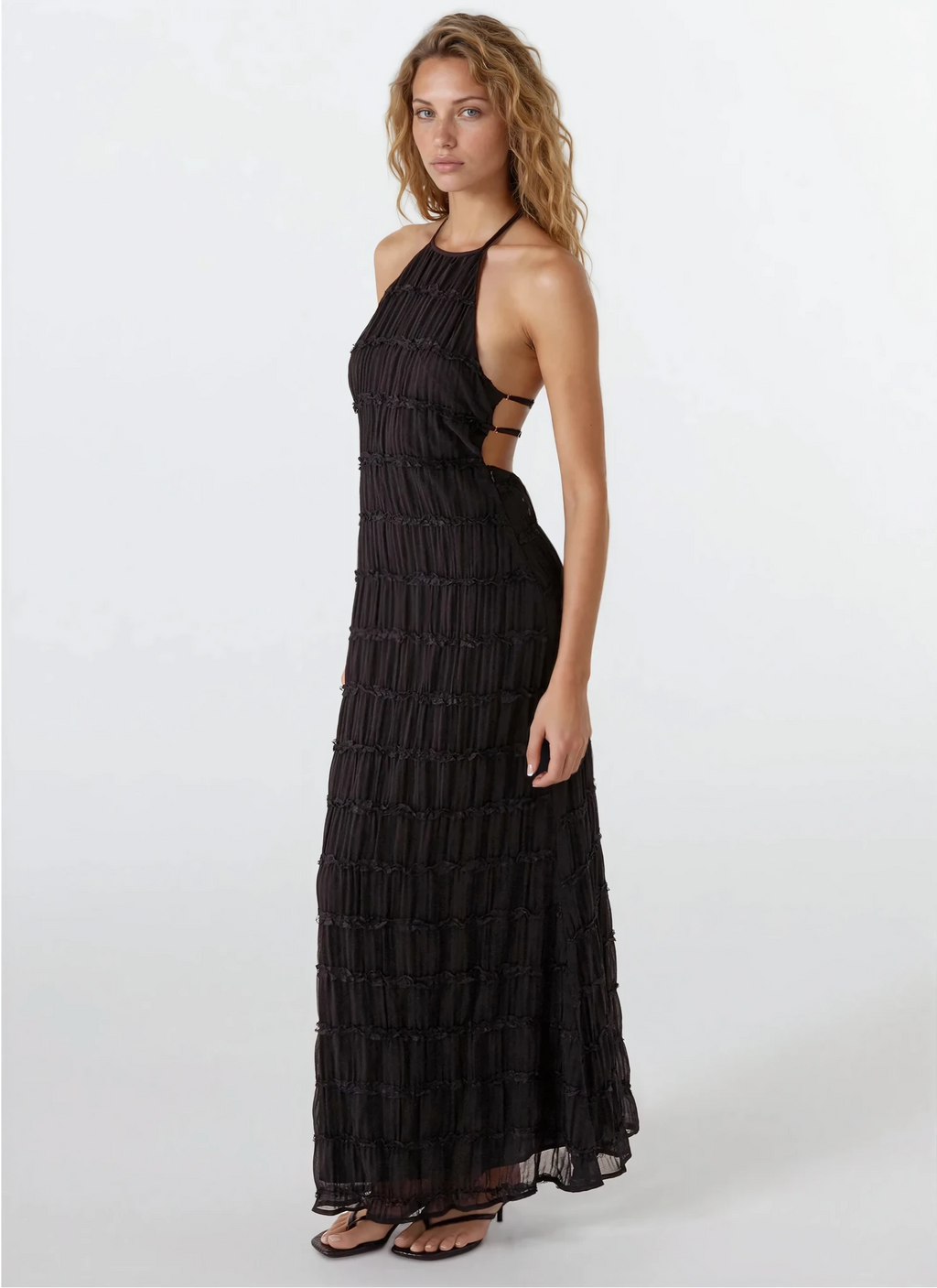 Vestido Largo · Cuello Halter