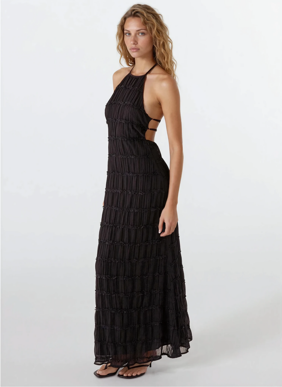 Vestido Largo · Cuello Halter