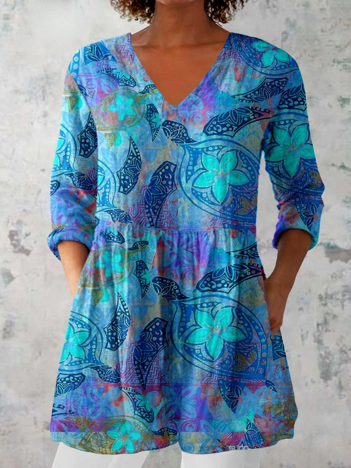Blusa · Azul