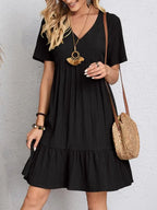 Vestido Corto · Volantes
