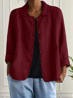 Camisa · Rojo Abotonado