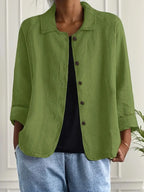 Camisa · Rojo Abotonado