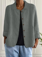 Camisa · Rojo Abotonado