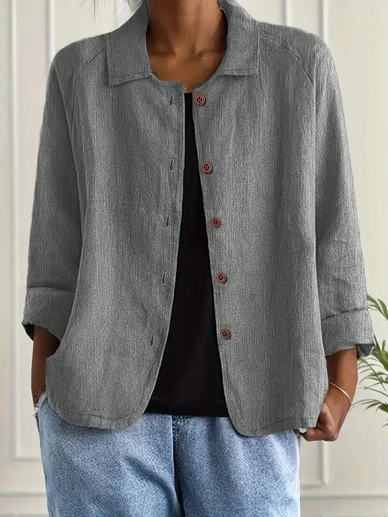 Camisa · Rojo Abotonado