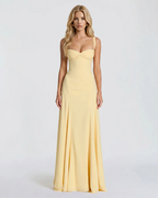 Vestido Largo · Amarillo Corsé