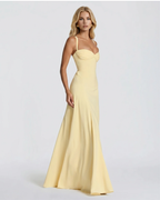 Vestido Largo · Amarillo Corsé