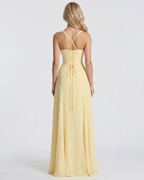 Vestido Largo · Amarillo Corsé
