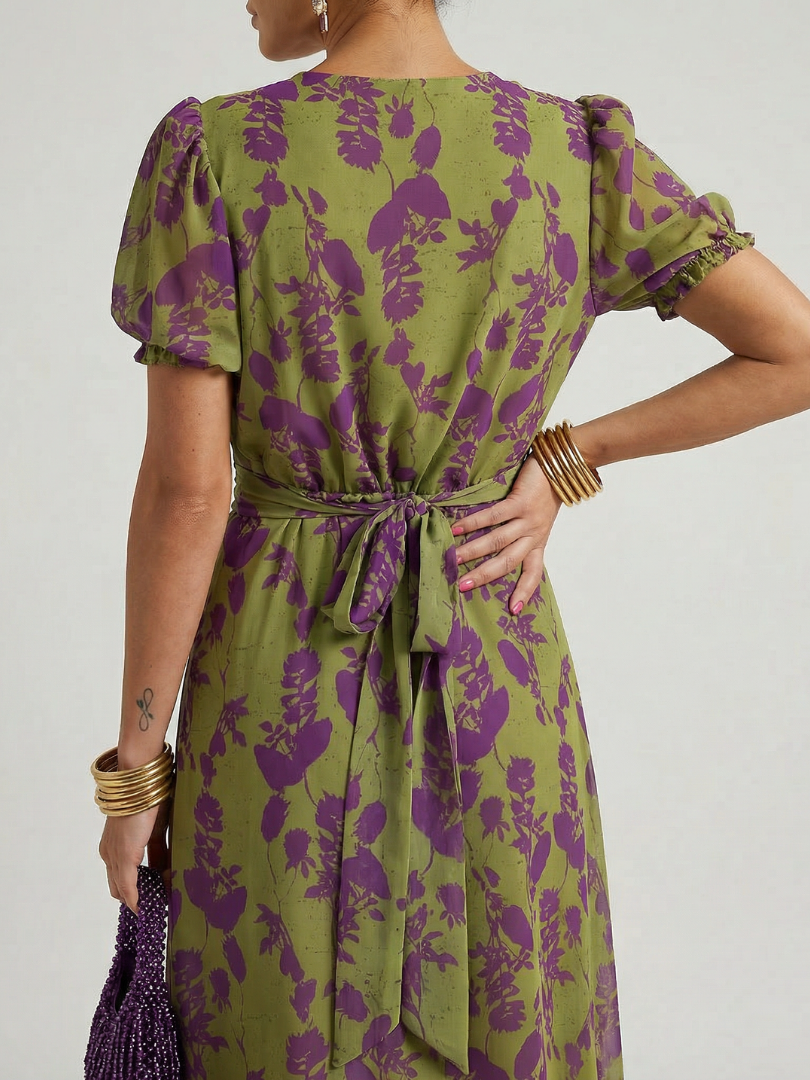 Vestido Midi · Floral