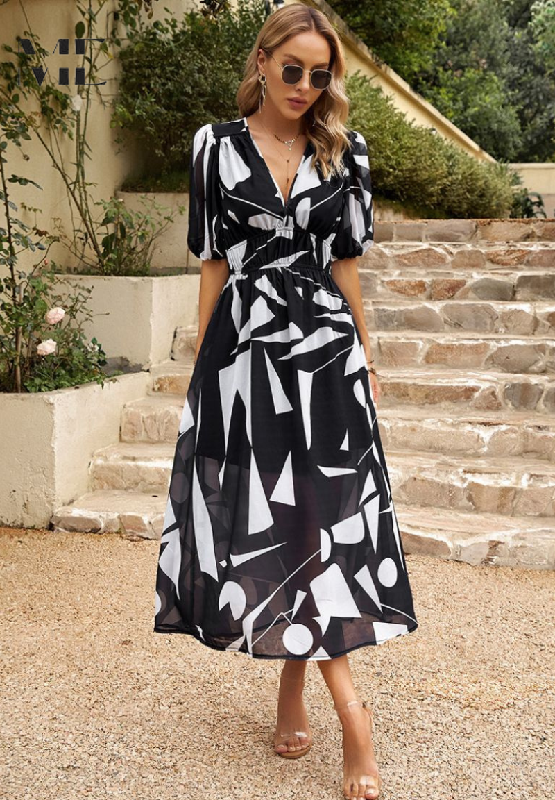 Vestido Midi · Floral