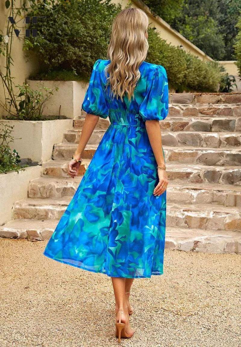 Vestido Midi · Floral