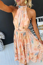 Vestido Largo · Cuello Halter