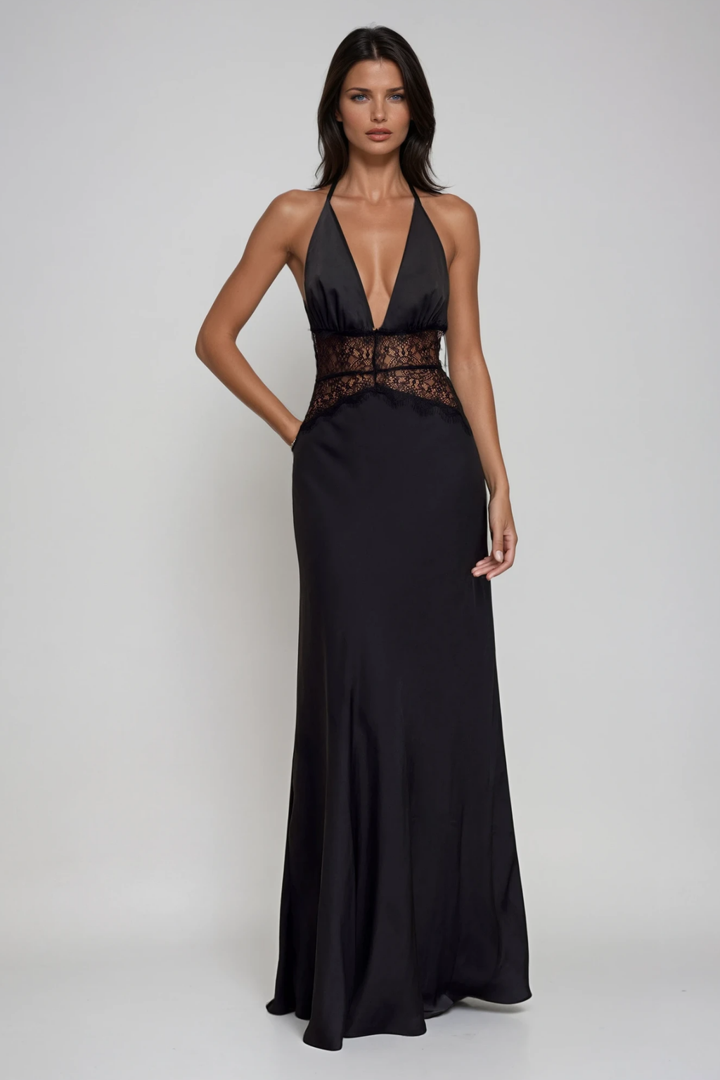 Vestido Largo · Encaje