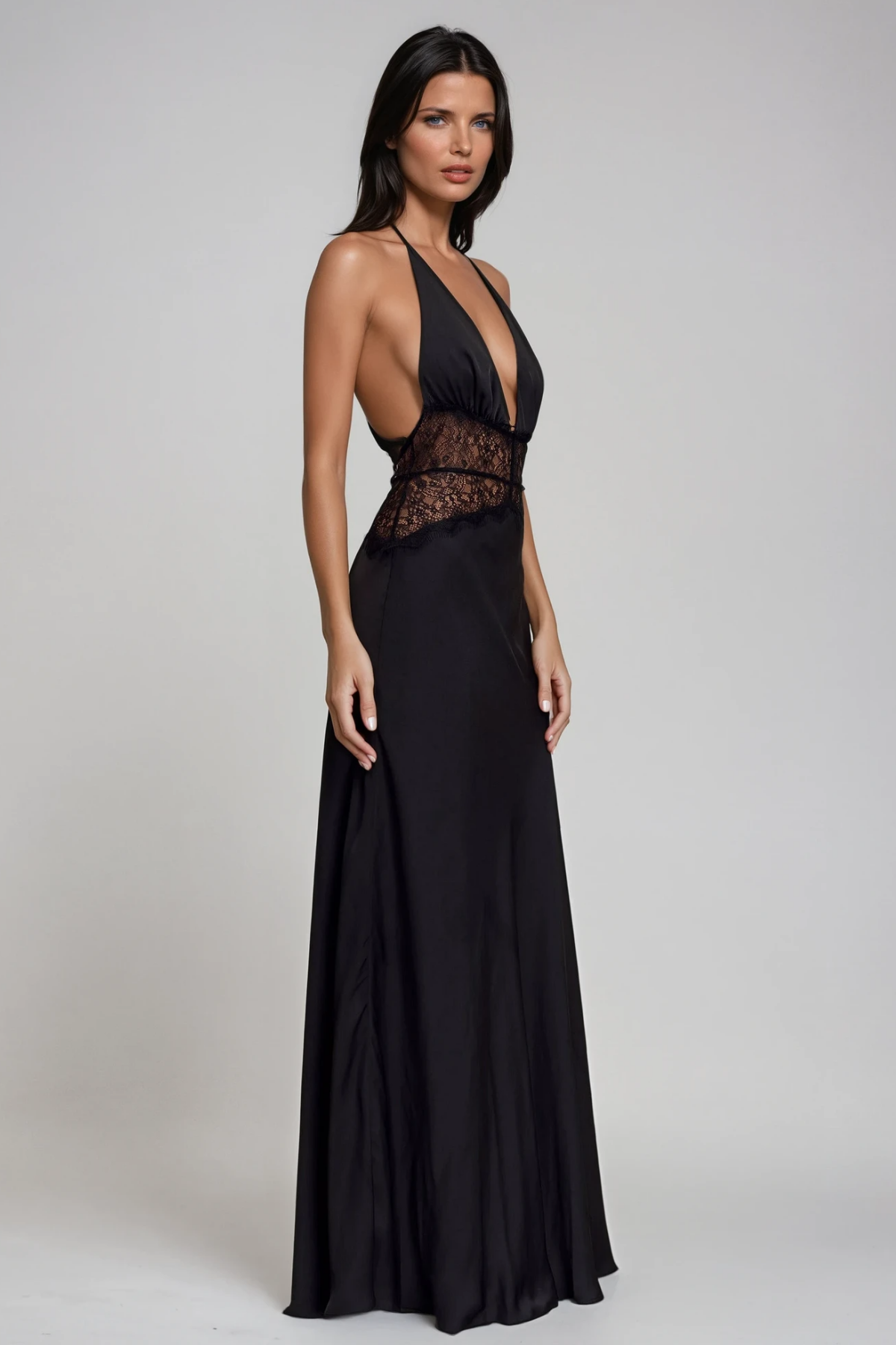 Vestido Largo · Encaje