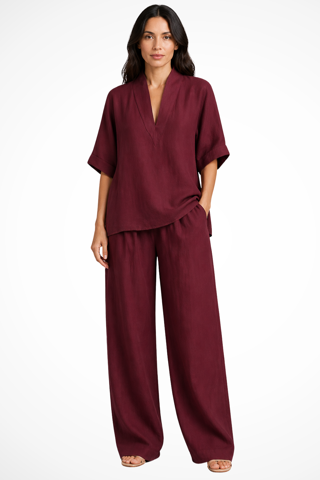 Conjunto · Lino Pierna Ancha