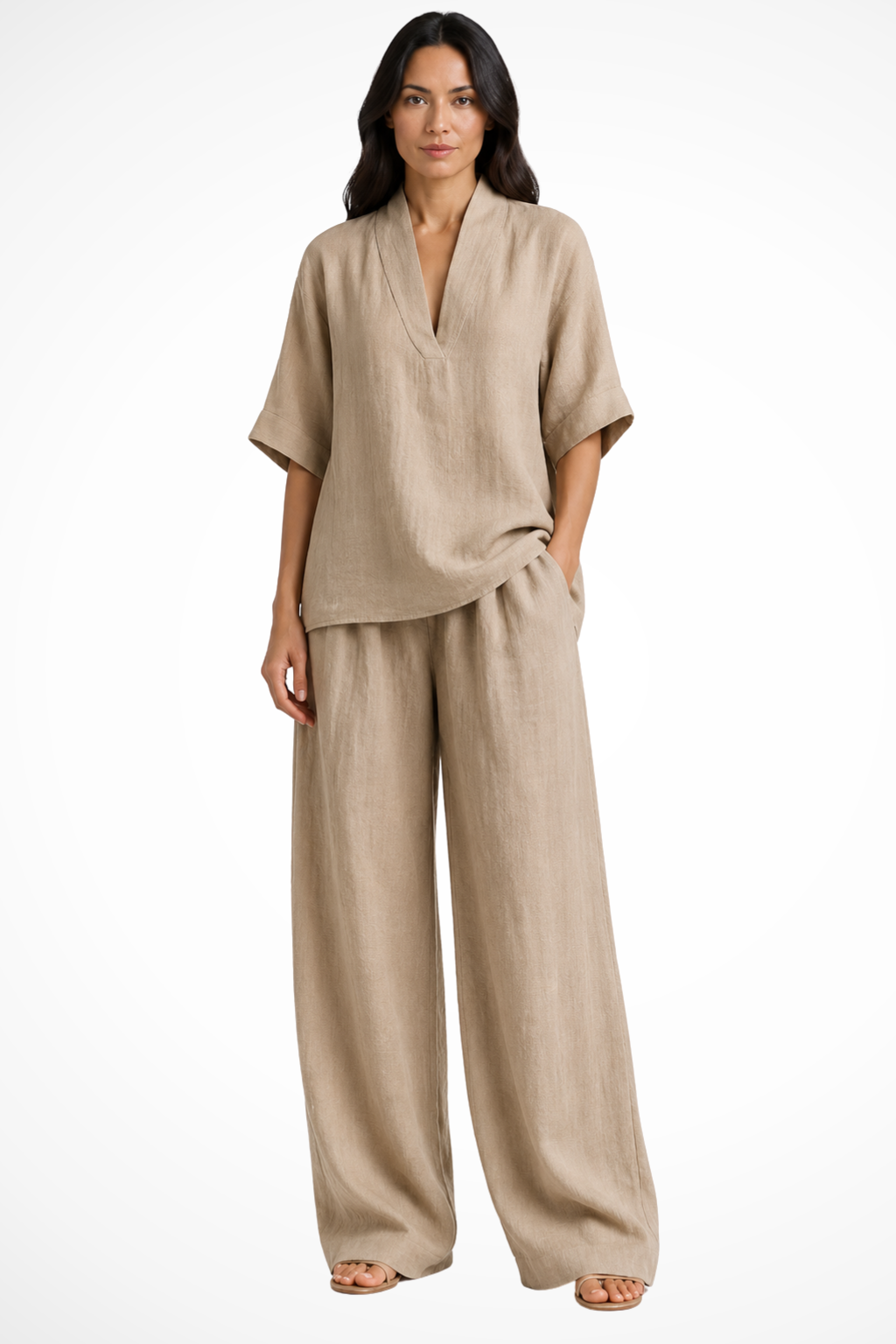 Conjunto · Lino Pierna Ancha