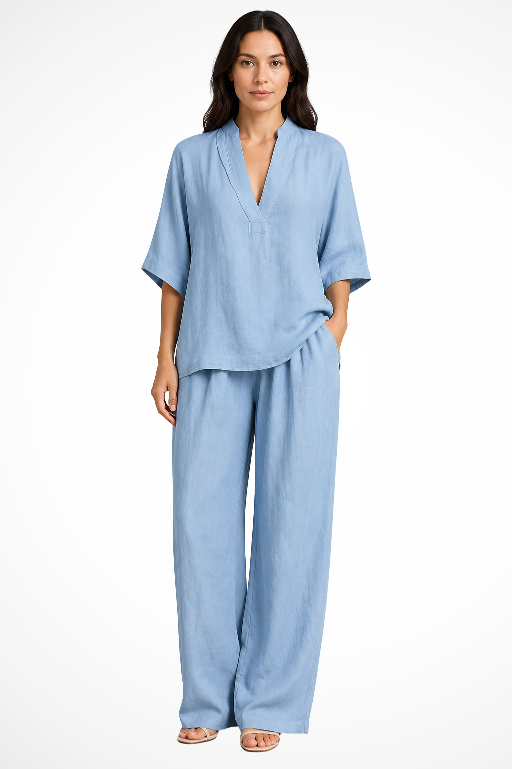 Conjunto · Lino Pierna Ancha