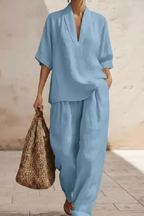 Conjunto · Lino Pierna Ancha