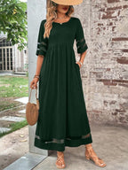 Vestido Midi · Manga Larga