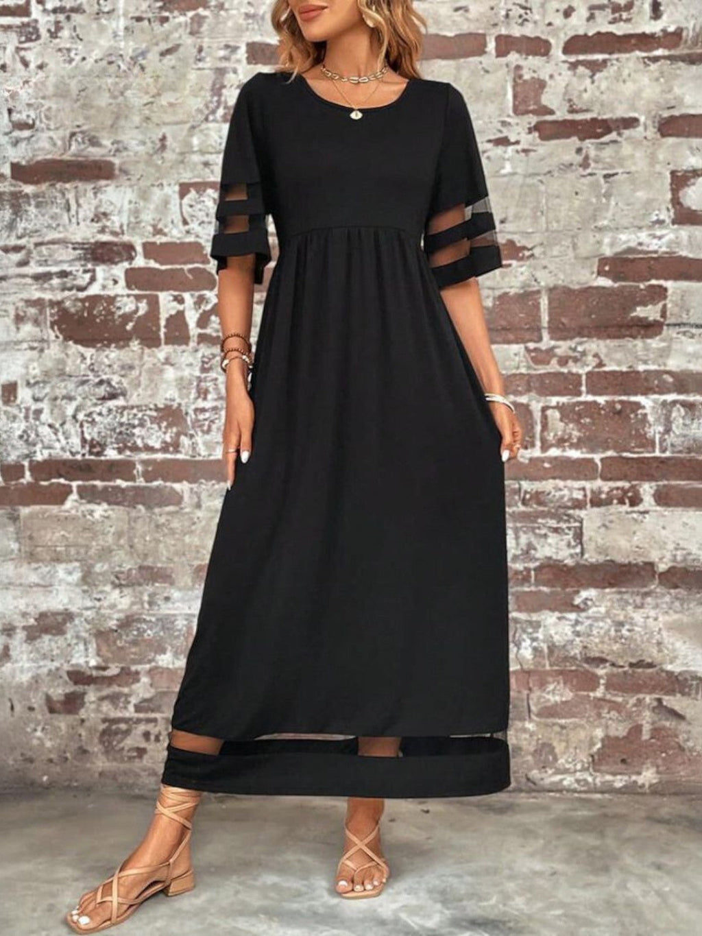 Vestido Midi · Manga Larga