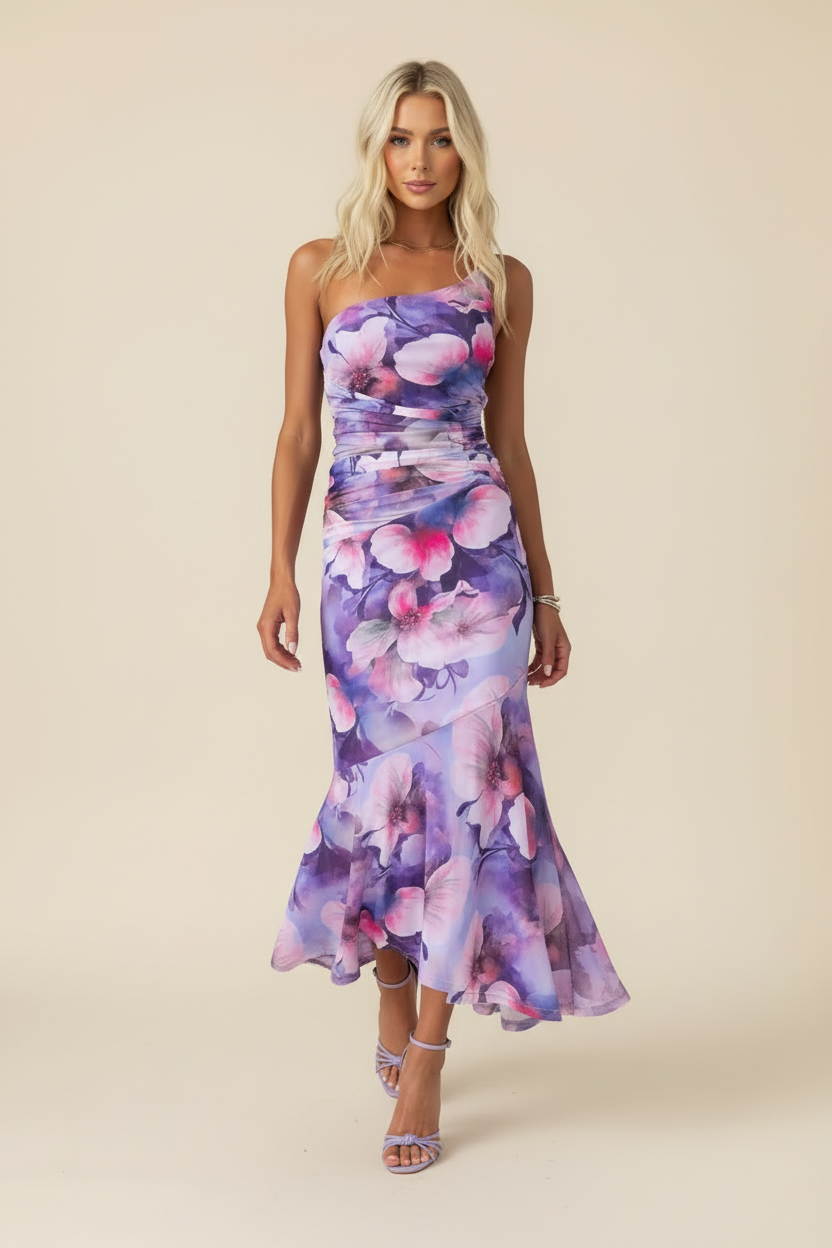 Vestido Midi · Asimétrico
